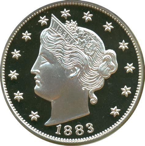 2 oz Silver (America's Legendary Coins - 1883 Liberty V Nickel) - ** Exonumia ** – Numista