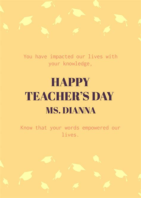 Teachers Day Card Printable - prntbl.concejomunicipaldechinu.gov.co