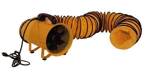 MOUNTO Combo Heavy Duty Cylinder Fan with 25-Foot Vinyl Hose (12inch) * You can find more ...