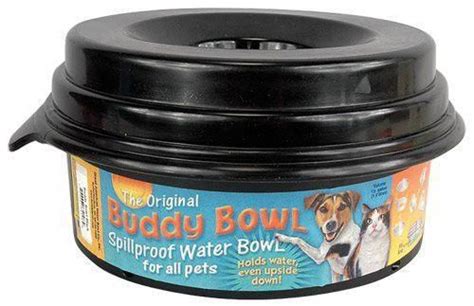 Spill-proof and waterproof pet watering dish. The Buddy Bowl is Made in ...