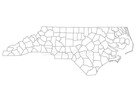 Map North Carolina Counties Stock Illustrations – 440 Map North ...