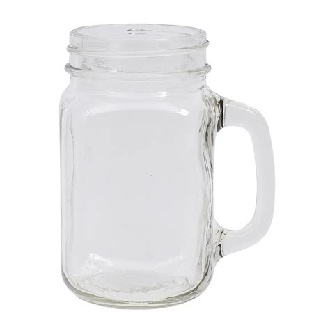 Wholesale MASON JAR MUG,15.37oz GLASS