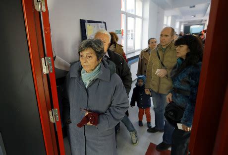 Romanian Woman Exits Voting Cabin While Editorial Stock Photo - Stock Image | Shutterstock