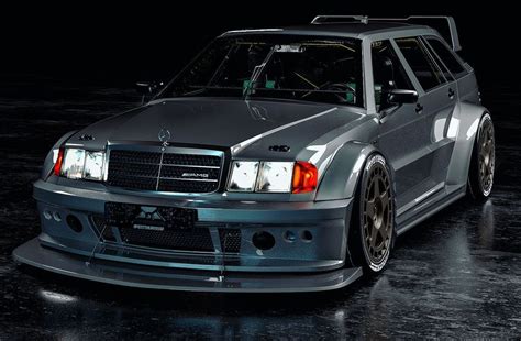 Mercedes-Benz 190 E 3.2 AMG Wagon Rendering Is a Special Kind of Crazy - autoevolution