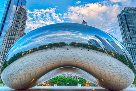 Cloud Gate - Anish Kapoor - Chicago, Illinois, Usa | Cloud gate, Anish kapoor, Installation art