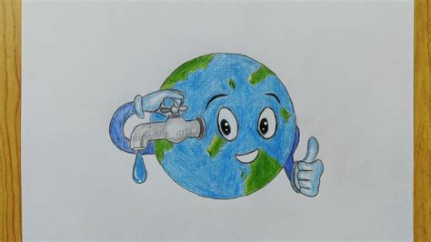 World water day drawing / save water day drawing / water day drawing #savewater #earth #water ...