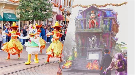 Disneyland Paris Halloween Parade 2023 4K From Main Street - YouTube