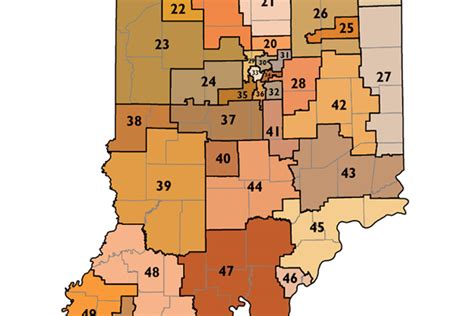 Indiana State District Map - Get Latest Map Update