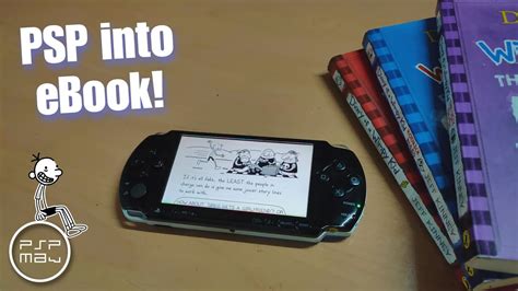 Use your PSP as an E-book reader ! Bookr PSP - YouTube