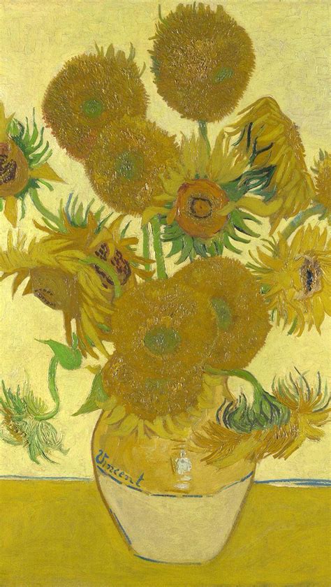 Van Gogh Sunflower iPhone Wallpapers - Top Free Van Gogh Sunflower iPhone Backgrounds ...