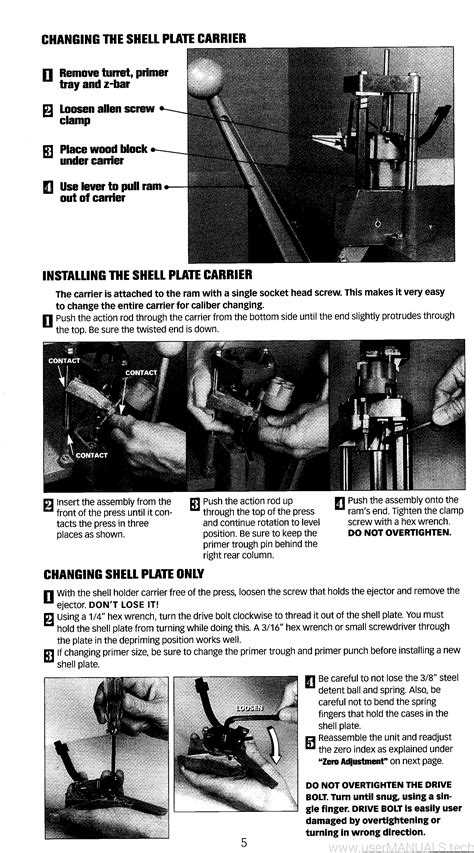 Lee Pro1000 Instructions