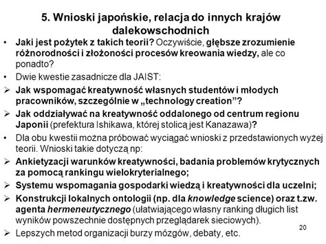 Kwestie kreatywności i innowacyjności w cywilizacji japońskiej i dalekowschodniej wobec wyzwań ...