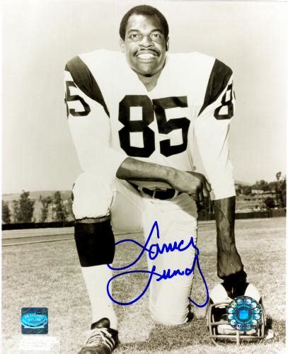 Lamar Lundy autographed 8x10 Photo (Los Angeles Rams)