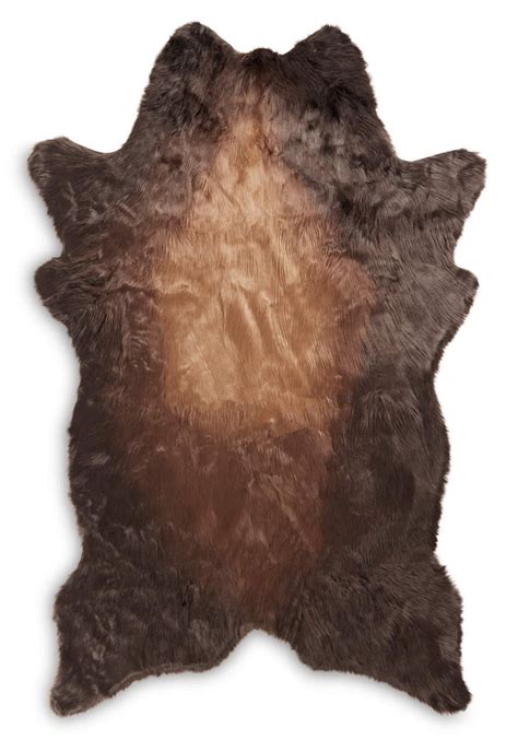 FABULOUS-FURS Faux Buffalo Hide Rug | Wayfair