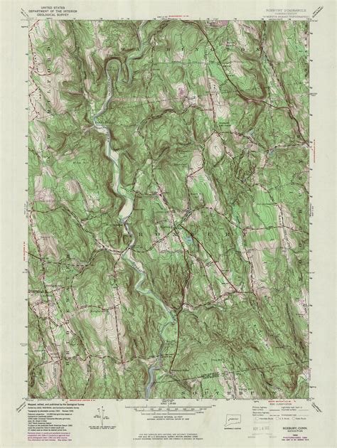 Roxbury Quadrangle 1984 - USGS Topographic Map 1:24,000 | Flickr