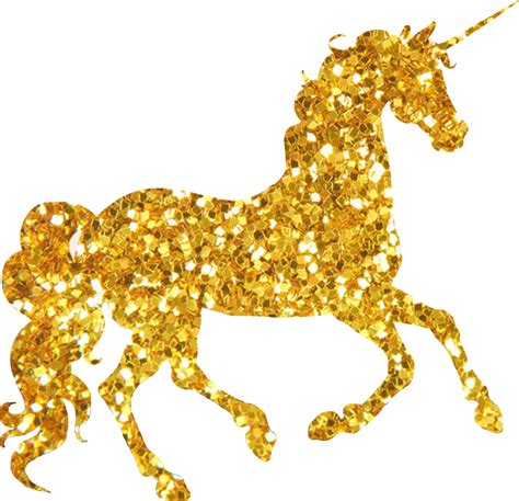 Gold Glitter Unicorn Clipart Clip Art Unicorn Clipart Glitter Graphics ...