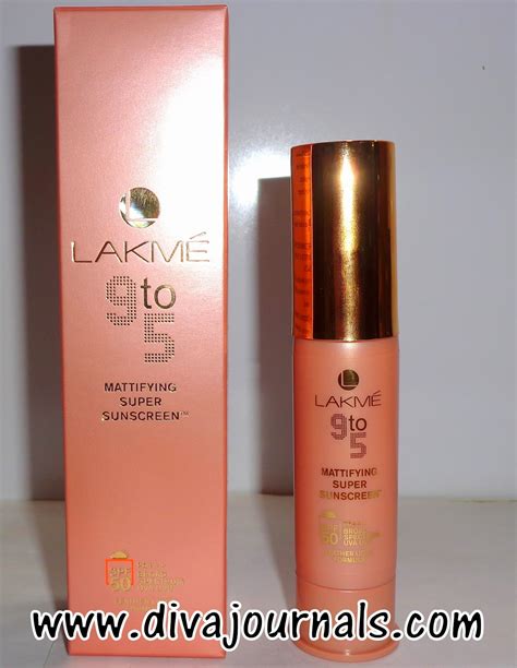 Lakme 9-to-5 Mattifying Super Sunscreen SPF 50 PA+++ Review - Diva Journals