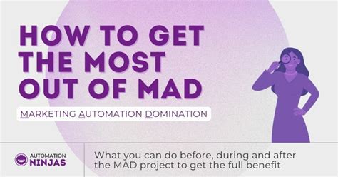 How to get the most out of MAD - Automation Ninjas