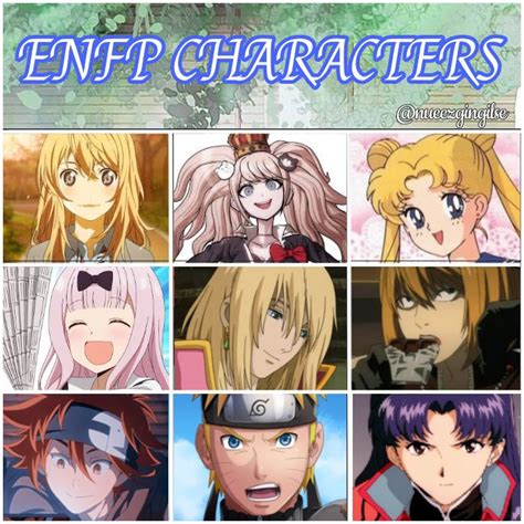 ENFP Characters in Anime | Anime/Manga/Webtoon/Jpop/Kpop Amino