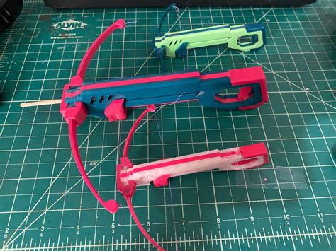 3D Printed Repeating Mini Crossbow - TEST 3D PRINTS