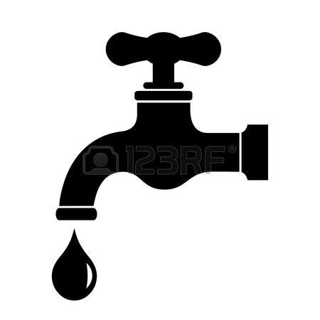 leaky faucet: Water tap icon Illustration | Save water drawing, Water drawing, Water icon