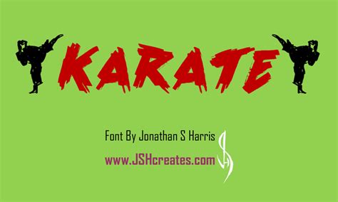 Karate Font | dafont.com