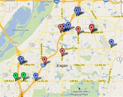 MAP: Bicycle-Related Traffic Accidents in Eagan | Eagan, MN Patch