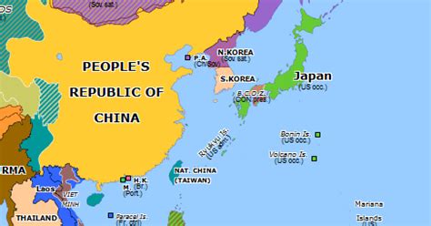 Taiwan On A Map Of Asia - Map