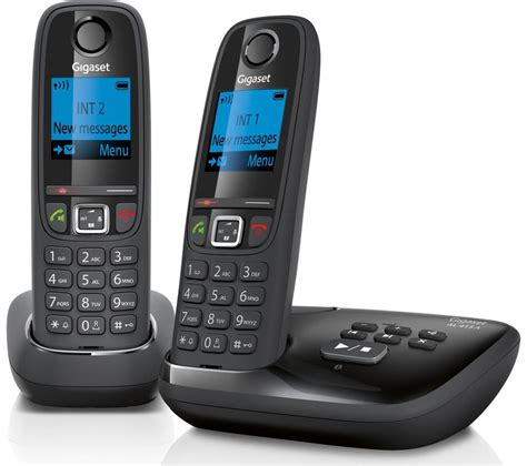 Buy GIGASET Duo AL415A Cordless Phone with Answering Machine - Twin ...