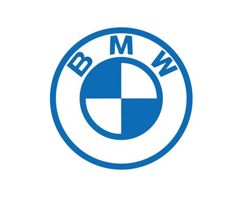 BMW Brand Logo Symbol Blue Design Germany Car Automobile Vector Illustration 20500569 Vector Art ...