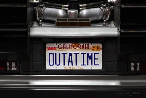 Back to the Future | OUTATIME + 2015 | STAMPED Replica License Plate Combo | eBay