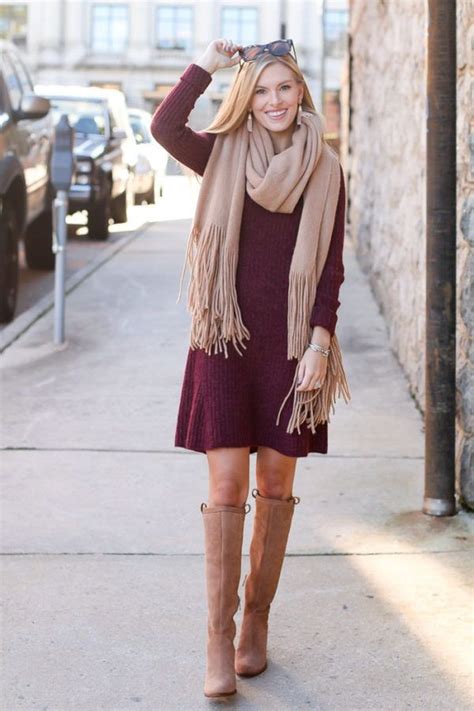 40 Amazing Winter Dresses Ideas With Boots