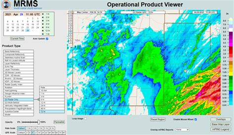 Rainfall Totals For The Past 72-Hours.