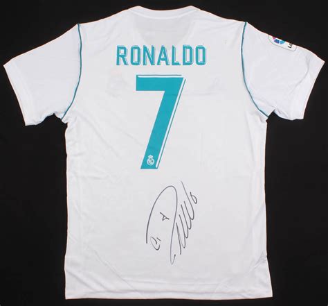 Cristiano Ronaldo Signed Real Madrid Jersey (Beckett COA) | Pristine ...