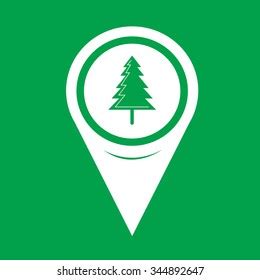 Map Pin Pointer Christmas Tree Icon Stock Vector (Royalty Free) 344892647 | Shutterstock