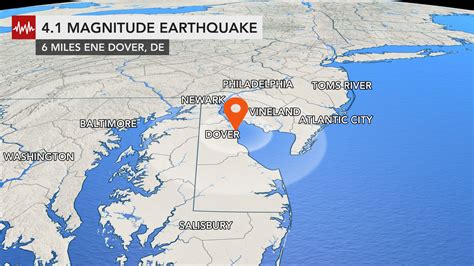 Earthquake hits near Dover, Delaware; Shaking felt in major cities ...