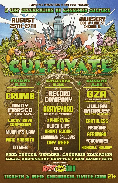 Chicago Cultivate - Festival, Cannabis