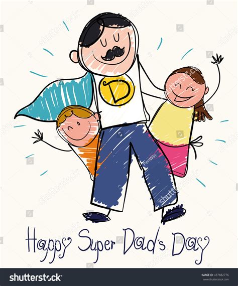 24,147 Kid Drawing Dad Images, Stock Photos & Vectors | Shutterstock