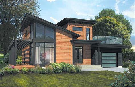 Prefab house - MONTEREY - TIMBER BLOCK - log / energy-efficient ...