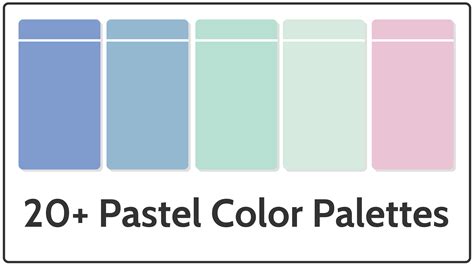 Las 20 mejores paletas de colores pastel para 2023 - Venngage Blog