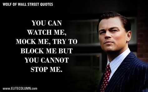 61 The Wolf of Wall Street Quotes That Will Make You Rich | EliteColumn | Wolf of wall street ...