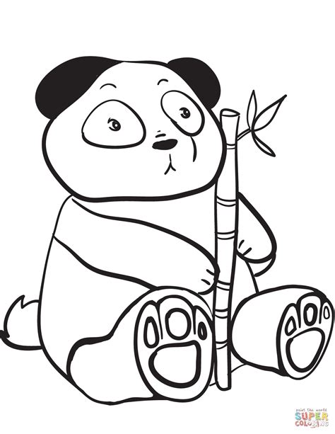 Cute Panda Coloring Pages at GetColorings.com | Free printable ...