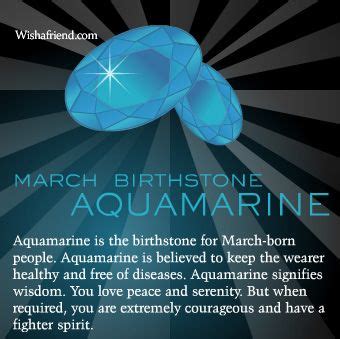 March Birthstone Aquamarine | March birth stone, Birthstones, March pisces