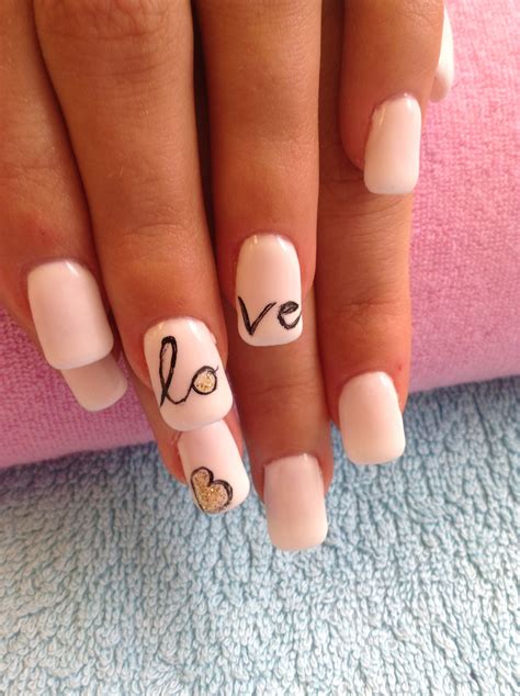 Valentines love nail art Image Nails, Gel Extensions, Gel Manicure ...