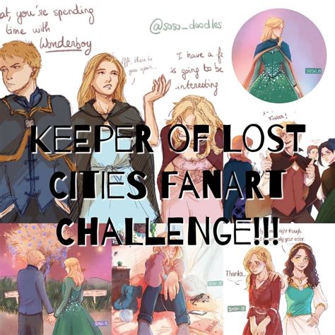 Keeper of the Lost Cities Fanart Challenge. | Lost city, Fan art, Book humor