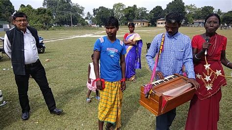 Santhal dance in a programme - YouTube