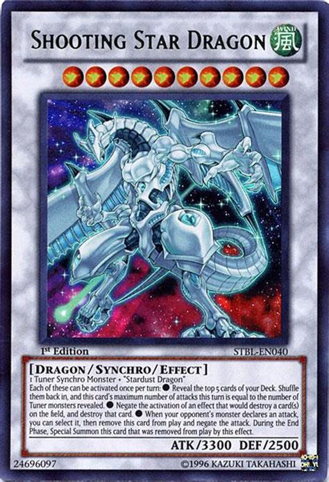 YuGiOh 5Ds Starstrike Blast Single Card Ultra Rare Shooting Star Dragon STBL-EN040 - ToyWiz