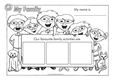 My Favourite Family Activities :: Teacher Resources and Classroom Games :: Teach This