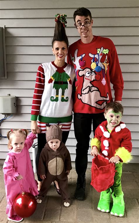 Grinch Themed Family Halloween Costumes 2016 — The Green Robe