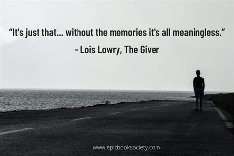 40 Inspiring Quotes from The Giver Book by Lois Lowry - Epic Book Society